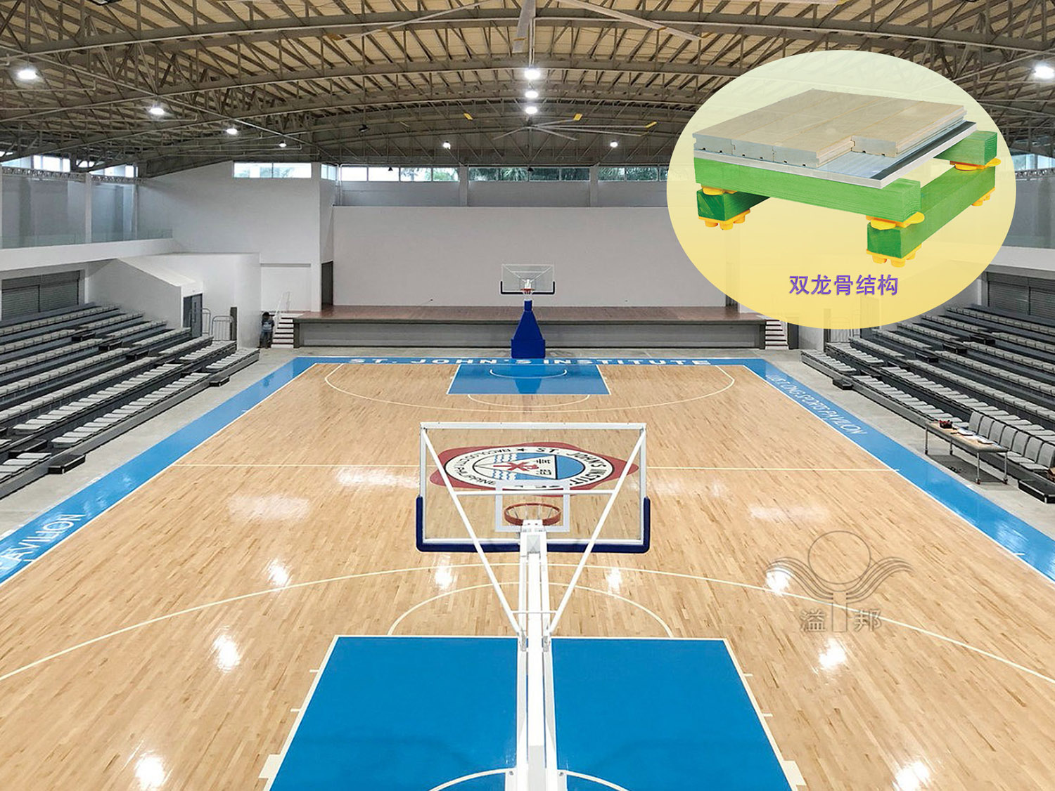 雙龍骨運動木地板價格